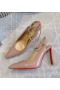 Christian Louboutin Condora Strap 100 Mm Pumps Patent Leather Nude