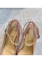 Christian Louboutin Condora Strap 100 Mm Pumps Patent Leather Nude