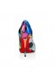Christian Louboutin Hot Chick 100 Mm Pumps "Flower" Printed Pearlescent Patent Calf Leather Multicolor