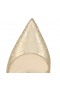 Christian Louboutin Hot Chick Pumps 100 mm Laminated Leather Gold