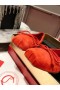Christian Louboutin Mamadrague Square Toe Ballet Flat Velvet Loubi