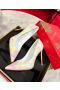 Christian Louboutin Pigalle Pumps 100mm CL Logo Leather Multi