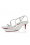 Christian Louboutin Rosalie 55 Mm Sandals Kid Leather Bianco