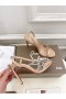 Christian Louboutin Rosalie Red Carpet 100 Mm Pumps Crepe Satin Nude