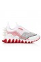 Christian Louboutin Sharkymax Running Women Sneakers Calf Leather And Spikes Version White