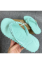 Christian Louboutin Super Loubi Flip Mules Rubber Blue