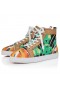 Christian Louboutin Louis Sneakers Gaagal Coated Canvas Tropical
