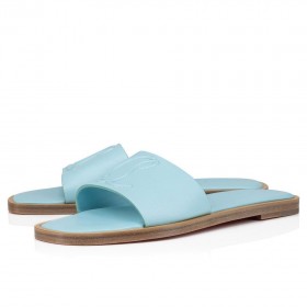 Christian Louboutin CL Muuli Nappa Nahka Sininen CL Kengät