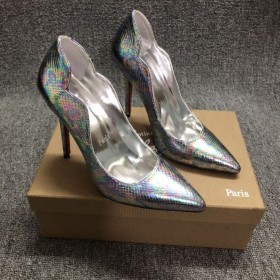 Christian Louboutin Kuuma Poikasen Pumput Värikkäiden Käärmeennahka Monivärinen