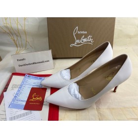 Christian Louboutin Kate Pumput 85mm Nappa Nahka Valkoinen