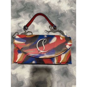 Christian Louboutin Loubi54 Kytkin Painettu Nahka Monivärinen