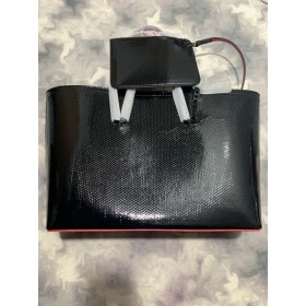 Christian Louboutin Loubi54 Crossbody Kytkin Lisko-vaikutus Nahka Kulta