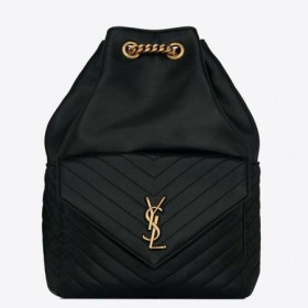 Saint Laurent Joe Reppu Musta Karitsannahka Saint Laurentin Laukut