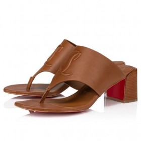 Christian Louboutin Cl Tongamule 55 Mm Muulit Vasikka Nahka Cuoio CL Kengät