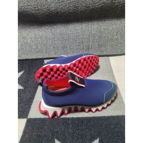 Christian Louboutin Tiketa Taulu Lenkkarit Neopreeni Sininen CL Kengät