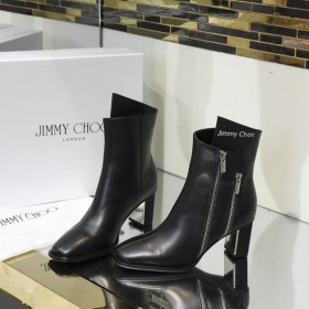 Jimmy Choo HADLEY Nilkan Boot 65mm Ketjut Musta