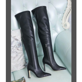 Jimmy Choo Polven Boot 85mm Vasikan Nahka Musta