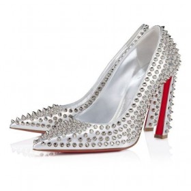 Christian Louboutin Condora Piikit 100 Mm Pumput Hopea CL Kengät