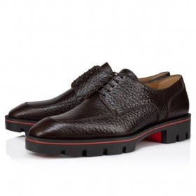 Christian Louboutin Davisol Derbies Grained Vasikka Nahkaa Corteccia