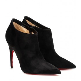 Christian Louboutin Gorgona 100mm Suede Nilkan Saappaat Christian Louboutin Kengät