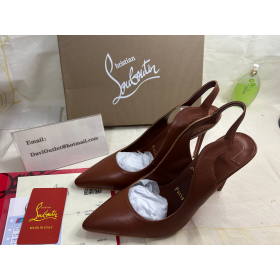 Christian Louboutin Kuuma Poikasen Rintareppu Pumput 100mm Nappa Nahka Nude 5