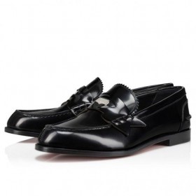Christian Louboutin Penny Nainen Mokkasiinit Vasikan Nahka Musta Christian Louboutin Kengät