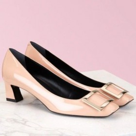 Roger Vivier Belle Vivier 45mm Pumput Vaaleanpunainen Kiiltonahka