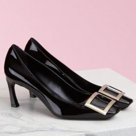 Roger Vivier Belle Vivier Trompette 70mm Pumput Patentti Musta