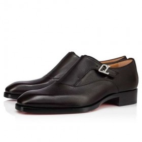 Christian Louboutin Derby Johnbi Tumma Ruskea Claf