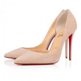 Christian Louboutin Pumput Iriza 100 mm Nougat Veau Velours