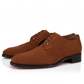 Christian Louboutin Chambeliss Derbies Reversed Calf Leather Cuir