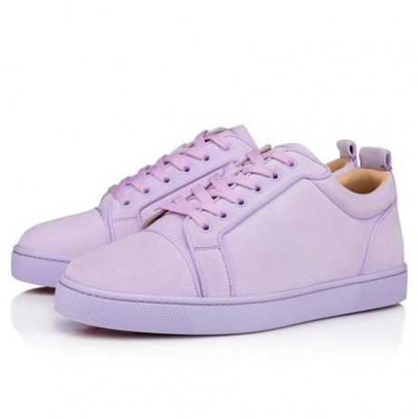 Christian Louboutin Louis Junior Lilas Smoke Suede