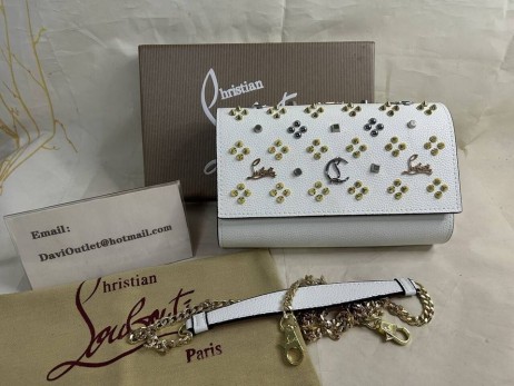 Christian Louboutin Multi/or LeatherCross Corps de Sac
