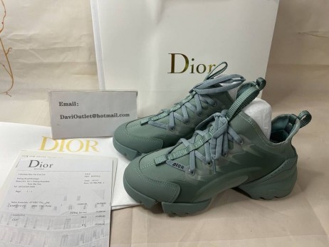 Dior D Connecter Baskets Vert Tissu Technique Dior Chaussures