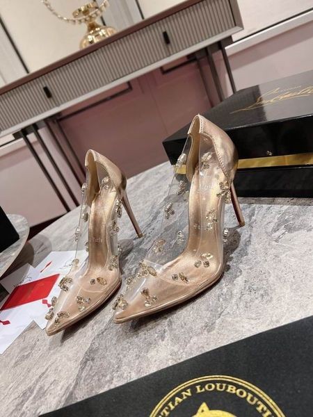 Christian Louboutin Degraqueen Pompe à 100 Mm Pompes de CL Chaussures