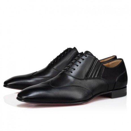 Christian Louboutin Mon Amor W Oxfords En Cuir De Veau Noir Christian Louboutin Chaussures De