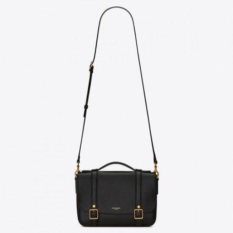 Saint Laurent Sac D'École De Veau Noir Saint Laurent Sacs