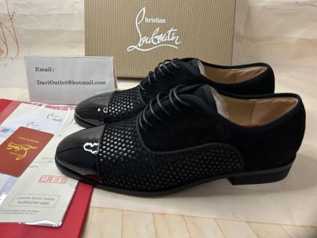 Christian Louboutin Greggo Noir Patend De Veau