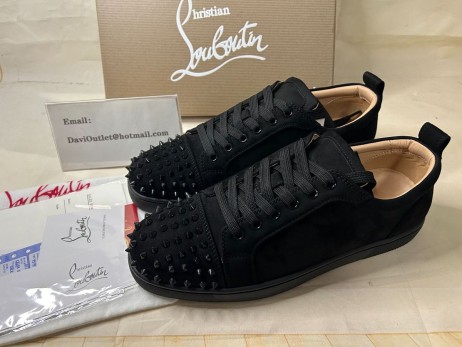 Christian Louboutin Louis Junior SP noir/Noir Veau Velours