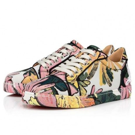 Christian Louboutin Espadrille Funvieira Multi noir/Cott