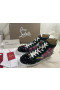 Christian Louboutin High top Lou Pik Pik Orlato Strass Version Tissu Multi