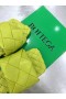 Bottega Veneta Lido Diapositives Kiwi Intreccio En Cuir D'Agneau Bottega Veneta Chaussures