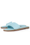 Christian Louboutin CL Mule en Cuir Nappa Bleu CL Chaussures