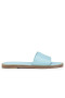 Christian Louboutin CL Mule en Cuir Nappa Bleu CL Chaussures