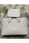 Christian Louboutin East West Cabata Fourre-tout en cuir de Veau Loubinthesky Blanc CL Sacs