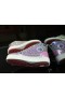 Christian Louboutin Louis Plat Haut-Haut Hommes Baskets Orné De Cristaux Irisés En Cuir Rose