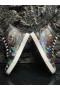 Christian Louboutin Louis Orlato High-Top Sneakers Modèle En Cuir De Veau Multicolore