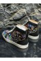 Christian Louboutin Louis Orlato High-Top Sneakers Modèle En Cuir De Veau Multicolore