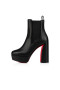Christian Louboutin Movidastic 130 Mm À Faible Chaussures En Cuir De Veau Noir