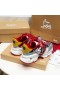 Christian Louboutin Red Runner Plat Baskets En Néoprène Specchio Laser Multicolore